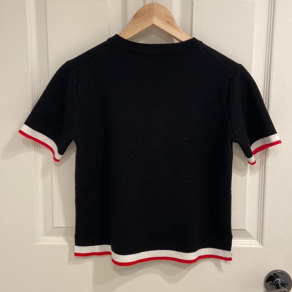 Zara Knit Cropped Shirt - Picture 2 of 3